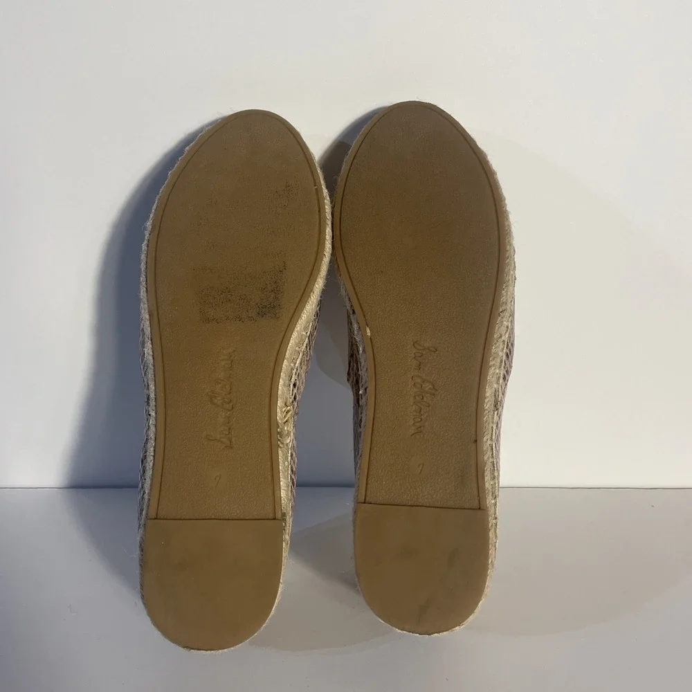 Sam Edelman Kesia Espadrille Flats Womens 7M Leather Upper 1